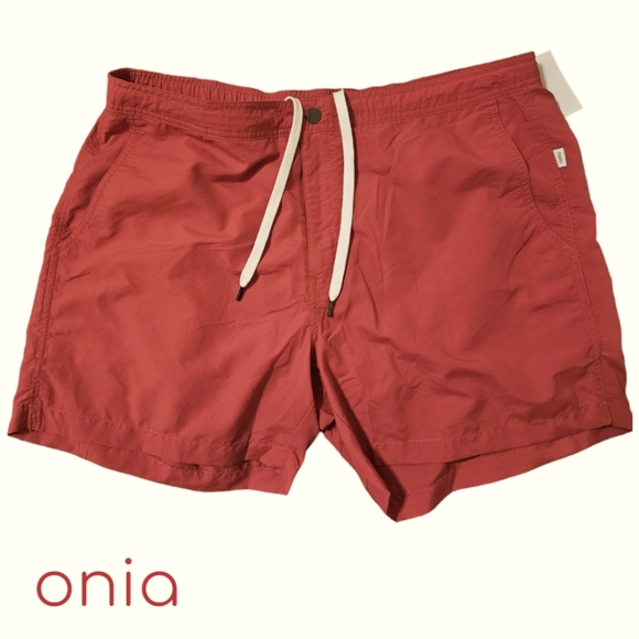 Onia Elastic Calder 6" Swim Trunks - Picture 2 of 8